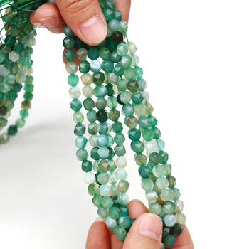 Naturale Canada Jades Piatra Margele Fatetate Originale în Vrac Distanțier Margele Pentru Bijuterii DIY Face Brățară Accesorii 15