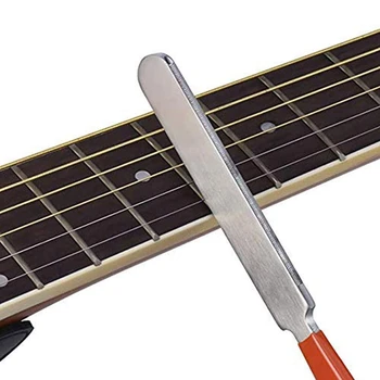 Chitara Instrument De Reparații De Chitara Fret Încoronarea Fișier Instrument De Nivelare Slefuire Protectori Parte Repararea Set Accesorii