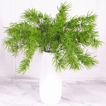 Artificiale Chiparos Verde Frunza De Copac Artificiales Bijuterie Fals De Ace De Pin, Frunze De Ramură Nunta De Crăciun Decora Biroul De Acasă