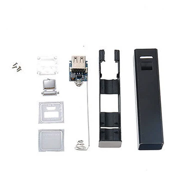 Aluminiu USB 18650 Baterie 2600mAh Power Bank DIY Kit pentru iPhone 5S 6S
