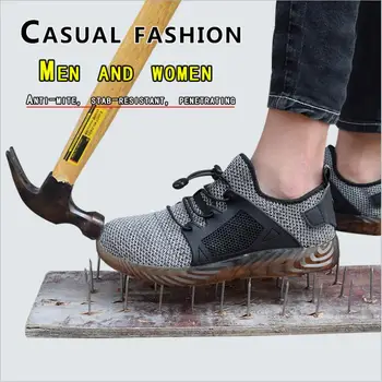 JX-598 2019 marca steel toe femei bărbați muncă cizme de siguranță Anti-zdrobitor anti-piercing multi-funcția de pantofi de sex masculin plus dimensiune 37-48