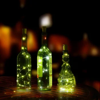 Petrecere acasă DIY LED-uri de Iluminat de 20 de LED-uri Koperdraad Șir Licht lumini de Vacanță de Basm Lampa Îndrăgostiților Petrecere de Nunta de Decorare