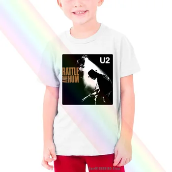 U2 Rattle Hum Negru Copii Copil tricou Oficial Noul