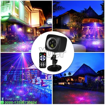 10buc/Lot RGB 10W LED Portabil cu Laser de Lumină LED-uri Laser Etapă Proiector DJ Lumina Atmosferă de Familie Bar Club Control de la Distanță lumini