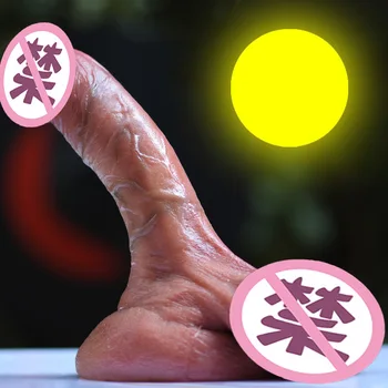 Pielea Sentiment Imens de Mare Dildo-uri de sex Feminin G-Spot Vaginale Masturbator Simulare Fals Penis Vibrator Anal pentru Jucarii Sexuale Sex Instrument de Magazin