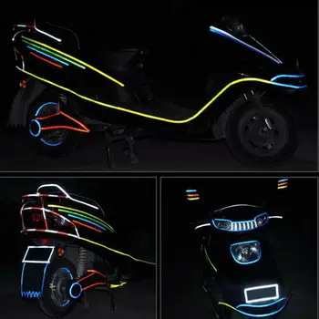 Universal de Înaltă calitate biciclete Biciclete Auto Motociclete Autocolante Reflectorizante Noapte de Echitatie de Siguranță Bandă