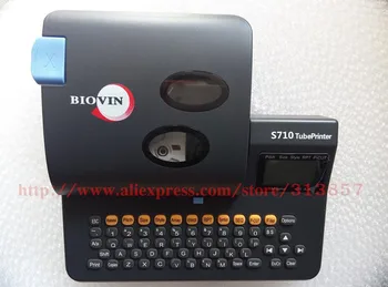 De înaltă calitate Eticheta Casete de Căldură contractibil+ PC Conexiune Imprimantă,sârmă marcarea printer,electronice litere mașină s710e