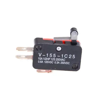 Micro Scurt Balama cu Role Maneta de Control Limit Switch SPDT V-155-1C25 5Pcs