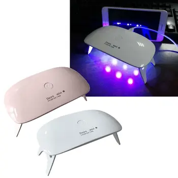 6W Mini Mouse-ul Uscător UV Lampa de Unghii Portabil USB cu LED-uri UV de Unghii Uscător de Lumină 45 60 Setarea Timer UV răsină Lampa DIY Bijuterii