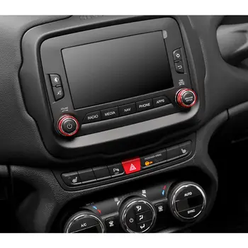 Audio Comutator Buton Inel Capac Ornamental Cadru Pentru Jeep Renegade 2016 1Pair 2 buc