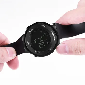 SYNOKE cronometru reloj condus Oamenii de Fitness LED-uri Digitale ceas Barbati Ceas Deșteptător 50m Sport Impermeabil Ceasuri reloj condus hombre #N03