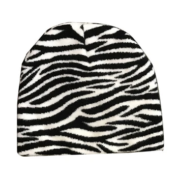 Iarna Moale Moda Cald Zebra Vaca Leopard Imprimate Beanie Hat Capac pentru Femei