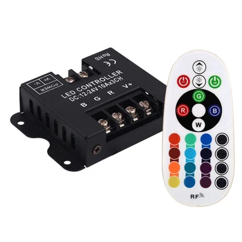 30A 10Ax3CH LED RGB Controller cu 24Key RF Control de la Distanță DC12-24V Wireless RGB-Controler pentru Benzi cu LED-uri de Lumină sau Module