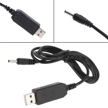 QC3.0 USB la 12V 3.5x1.35mm Pas pe Linia Cablu Convertor pentru Router WiFi LED B85B