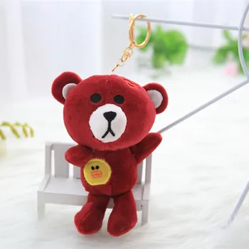 15cm Drăguț Urs de Pluș & Urs de Pluș Breloc Animale Împăiate Pandantiv Mic Jucării de Pluș Drăguț Ca un cadou de vacanță