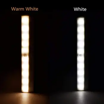 Cabinetul Lumina Lumen Mare PIR Wireless Lampă cu Senzor de Mișcare 10LEDs Lumina de Noapte Bucătărie Acasă Garderoba de Iluminat de Urgență