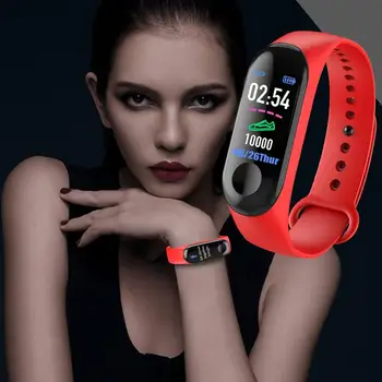 M3 Inteligent Brățară Bandă de Ritm Cardiac Uita-te la Activitatea Tracker de Fitness pulseira Relógios reloj inteligente