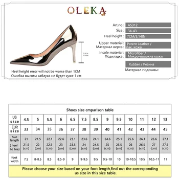 OLEKA de Bază Pantofi Femei Tocuri Subtiri Pompe Stil Matur Superficial Tocuri Ciudate Heeloffice & Cariera de Primăvară/toamnă a Subliniat Toe