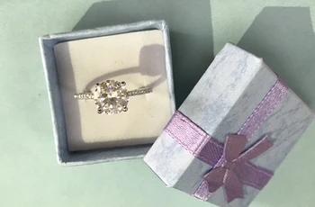 Moda de Lux Argint 925 Inel Solitaire Lux 3ct Zirconia verighetă cu Diamante Bijuterii Cadou Pentru Femei