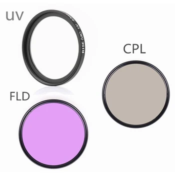 58mm Camera UV CPL FLD Filtre Lentile Kit și Altura Foto ND Filtru de Densitate Neutră Set Accesorii de Fotografie
