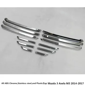 Auto Styling Corpul Trim Față De Curse Grid Grătar Grila Cadru A Lămpii De Capotă Pentru Mazda 3 Axela M3 2016 2017 2018 2019