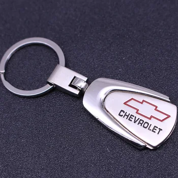 2020 Din Piele De Moda De Metal Lanț Cheie Inele Potrivit Pentru Masina Chevrolet Accesorii Auto Brelocuri Breloc