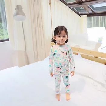 Copilului 2020 Nouă Copii Set Pijama Pentru Fete Baieti Toamna Iarna cu Maneci Lungi Leopard Pijamale pentru Copii Îmbrăcăminte Acasă 2-9 Ani