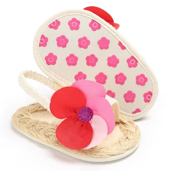 De vară pentru copii artificiala PU nou flori fete pantofi casual fund moale pantofi