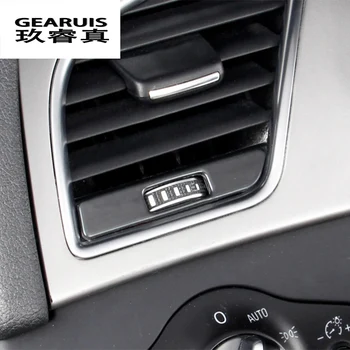 Styling auto lumina de citit cadru trim decor din oțel inoxidabil autocolante Panoul de Acoperire Pentru toate modelele Audi A4 B8 A5 Interior accesorii auto