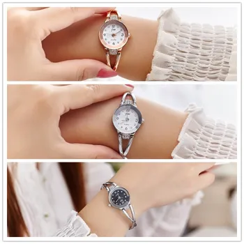 MEIBO Moda Stras Ceasuri Femei de Lux din Oțel Inoxidabil Ceasuri Brățară Simplă Ceasuri Cuarț Ceas Relogio Feminino