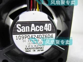 Original Sanyo 109P0424DZ6D4 24V 0.13 40 * 40 * 20MM dublu de bile convertizor de frecvență fan