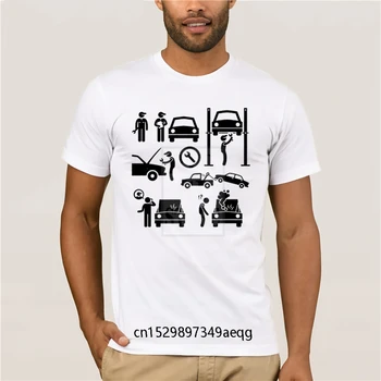 Vară Stil Evoluția Auto Mechaniker Mecanic Auto T-Shirt, Blaturi Cadou Amuzant T Camasa Pentru Barbati Tee
