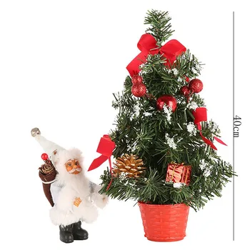 Pomul de crăciun de Decorare Casa de Vacanta Mini-Brazi Artificiali de Crăciun Decoratiuni Pentru Casa Cadou de Crăciun 20CM-40CM
