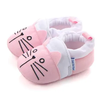 Primavara toamna bumbac moale, talpa pantofi pentru copii desene animate copil baby boy fata de pantofii 0-12M nou-născut pantofi F30