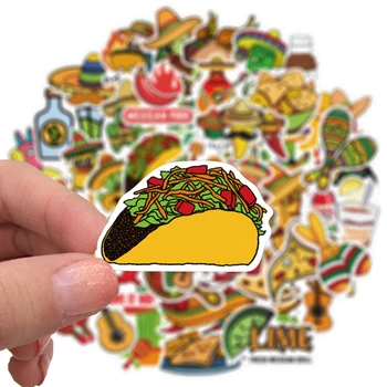 50PCS Stil Mexican Alimente Autocolante Impermeabil Autocolante Pentru Masina Laptop Chitara Skateboard Jurnal Decalcomanii Autocolant Nou