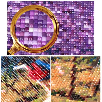 Zhui Stele 5D DIY Complet Piața de foraj de Diamant desen Cruce Cusatura de Culoare desen Animat pisică Stras diamant Broderie Mozaic decor