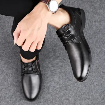 Pantofi oxford pentru barbati din piele pantofi pentru bărbați clasic de rochie de mireasa de lux de afaceri formale pantofi pentru bărbați elegant sapato masculino 4