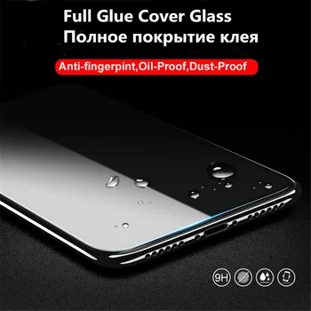 Plin de Lipici Ecran Protector Pentru Km 11 Glass Pentru Xiaomi Mi 11 10 Nota 10 lite Pro Sticla de Protecție de Film de Telefon Pentru Mi 11