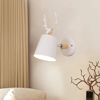 Nordic E27 LED lampă de perete modernă Simplitate AC220V interioară copil, dormitor, camera de zi noptieră lumina de candelabre, scari corp de iluminat