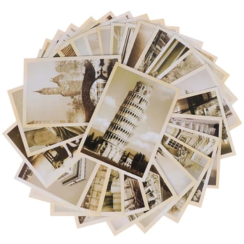 32pcs Clasice Celebre Europa Clădire de Epocă Stil de Memorie Set de cărți poștale Felicitări Carduri Cadou de Crăciun cărți Poștale