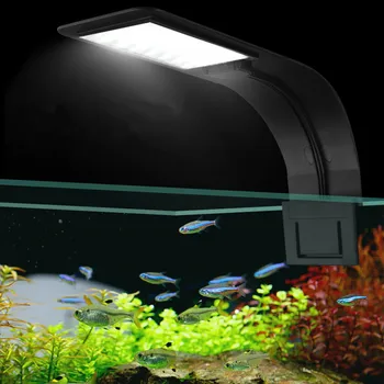 Super Slim LED Acvariu Lumina Clip-on LED Plantele Cresc Light 5W/10W Acvatice de apă Dulce Lămpi Lampă rezistent la apa Pentru acvarii