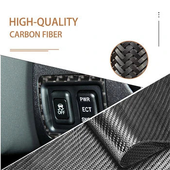 Fibra de Carbon TRC Comutator Capac Ornamental Autocolant se Potrivesc pentru Lexus IS250 300 350C 2006-2012 Accesorii Auto, Decoratiuni Interioare