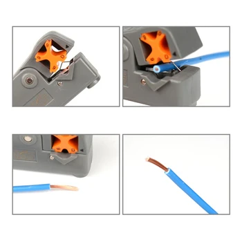 1 buc Automat de Dezizolat Clește de Sârmă Stripteuză Multi-instrument de sertizare clește de cablu Instrumente Cablu Stripteuză Dezincrustare Clește