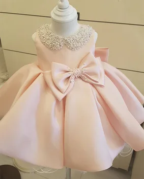 2020 nou copil rochie de bal rochie de printesa fete albe de mireasa ziua de nastere fata rochie de flori copilul tutu rochie roz