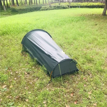 Portabil Cort Backpacking În Aer Liber Camping Cort Sac De Dormit Cort Usor Singură Persoană Cort