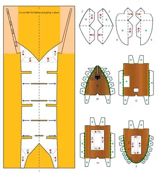 Barca 3D DIY Hârtie Model de Carte de Clădire Seturi de Constructii jucarii Jucarii Educative Model Militar