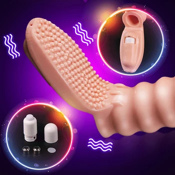 Degetul Vibratoare Jucarii Sexuale Pentru Femei Stimulator Clitoris Vibratoare Deget Maneca G Spot Masaj Vibrator Adult Sex Produs