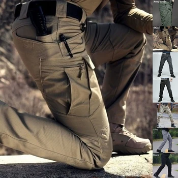 Oamenii Tactice Pantaloni de marfă Armată de Modă în aer liber, Drumeții montane Casual Pantaloni de Camuflaj Militar de buzunar Multi Pantaloni S-3XL