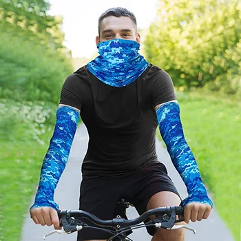 2021 Nou Masca de Răcire Brațul Mâneci Non-Alunecare, Anti-UV Masca de Gheață Maneca Combinație Elastic Si Respirabil Sport în aer liber Mâneci