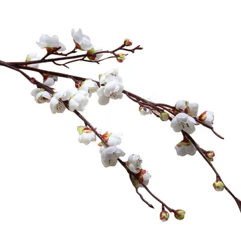 Flori artificiale ume model japonez Artificiale Flori False Plum Blossom Floral Buchet de Mireasa, Decor Acasă